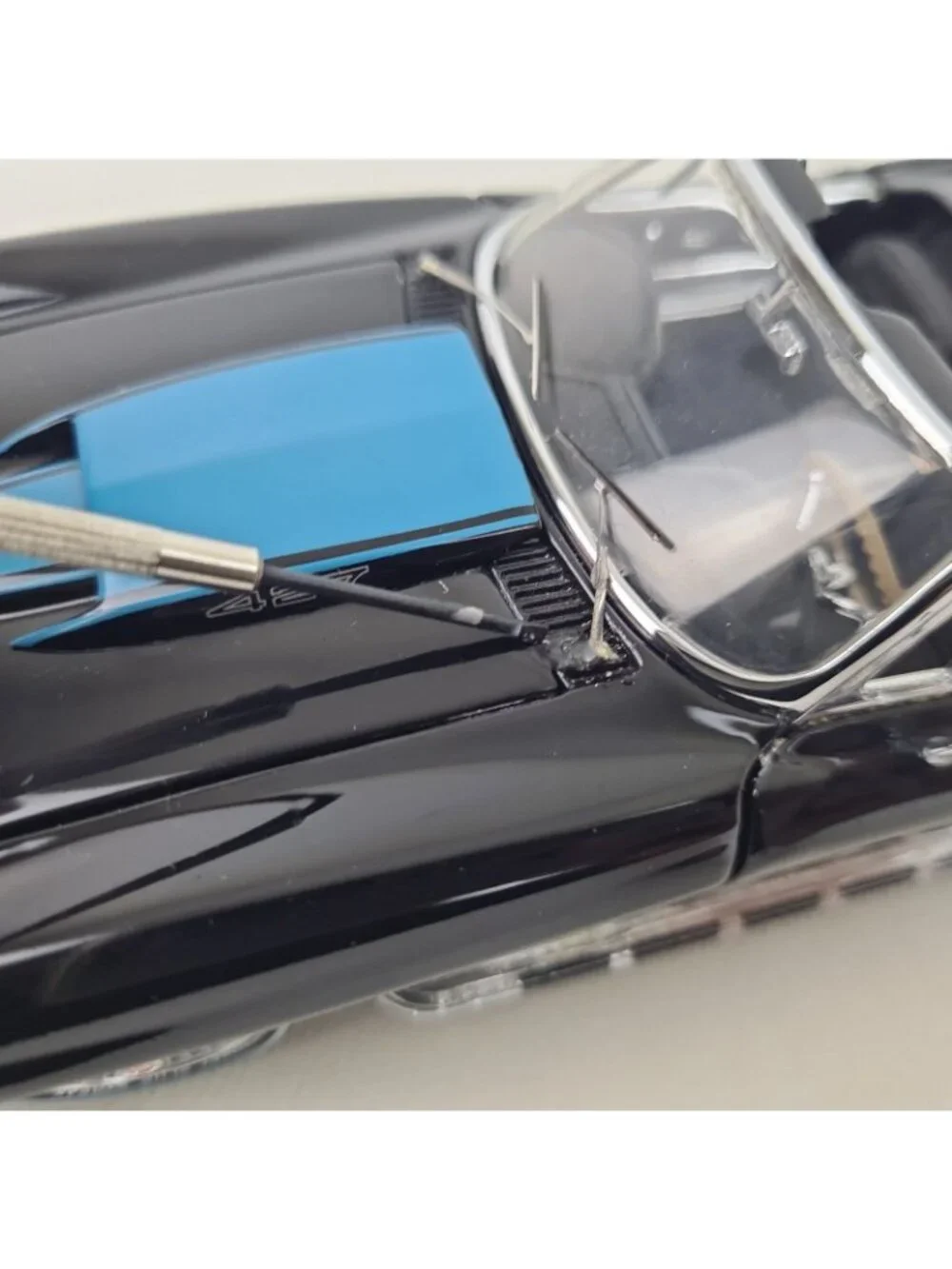 Franklin Mint Precicion 1967 Chevrolet Corvette 427 Black DieCast B11UL65